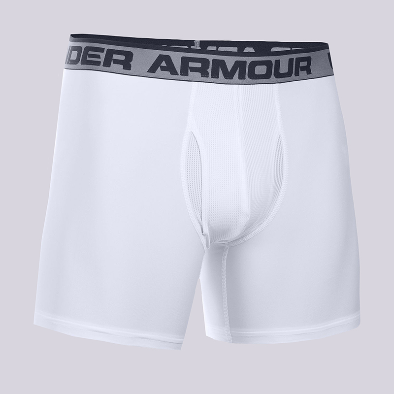 мужские белые компрессионные боксеры Under Armour Boxerjock 1277238-101 - цена, описание, фото 1